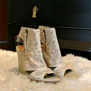 True Religion wedge sandal